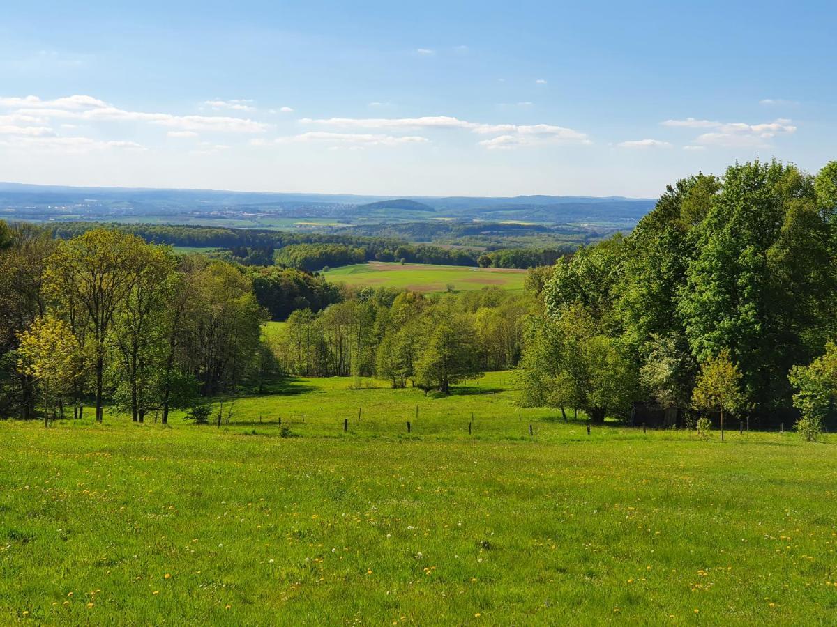 Garni Hotel Biebertal Am Milseburgradweg Hofbieber Bagian luar foto