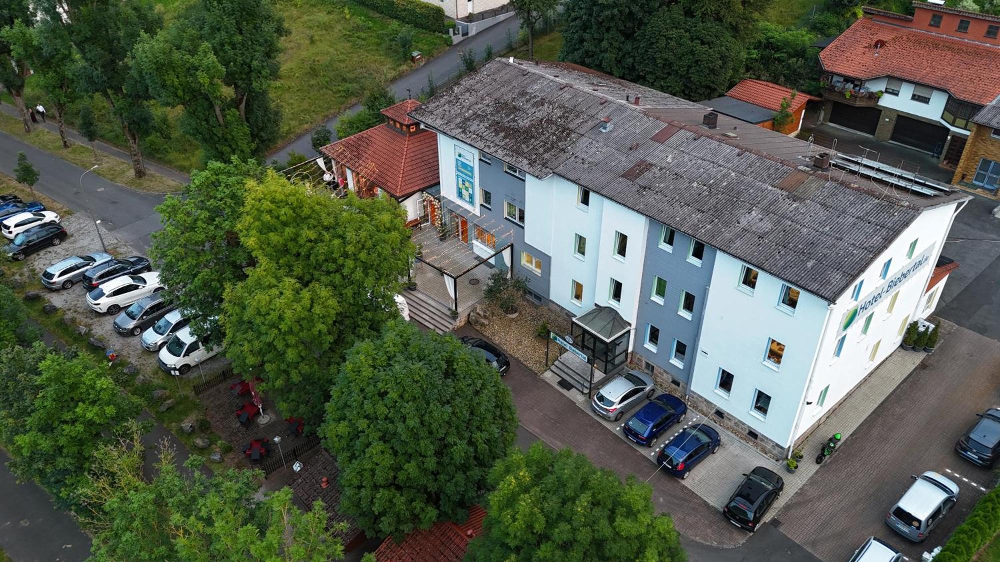 Garni Hotel Biebertal Am Milseburgradweg Hofbieber Bagian luar foto